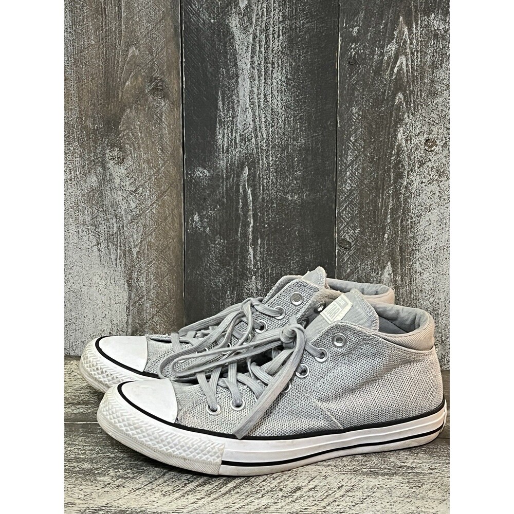CONVERSE Chuck Taylor All Star Madison Mid High Top/Gray & White Sneakers Size 8